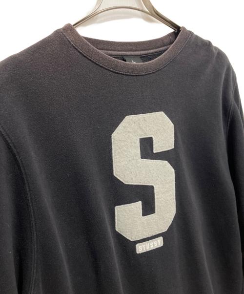 stussy（ステューシー）stussy (ステューシー) ロゴスウェット ブラック サイズ:XLの古着・服飾アイテム