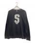 stussy（ステューシー）の古着「ロゴスウェット」｜ブラック