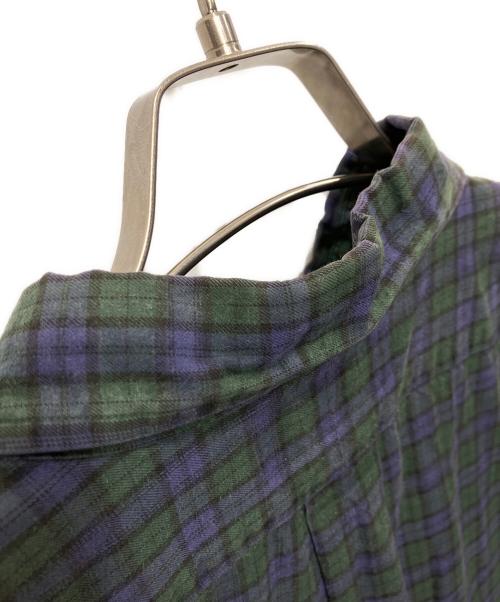 POLO RALPH LAUREN（ポロ・ラルフローレン）POLO RALPH LAUREN (ポロ・ラルフローレン) ボタンダウンシャツ グリーン×ネイビー サイズ:XLの古着・服飾アイテム