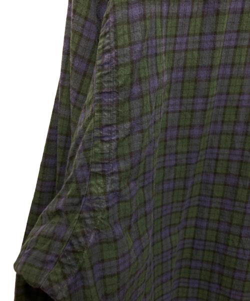 POLO RALPH LAUREN（ポロ・ラルフローレン）POLO RALPH LAUREN (ポロ・ラルフローレン) ボタンダウンシャツ グリーン×ネイビー サイズ:XLの古着・服飾アイテム