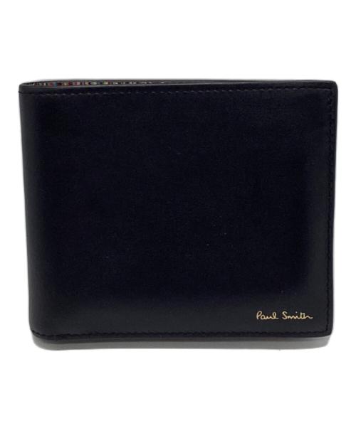 PAUL SMITH（ポールスミス）Paul Smith (ポールスミス) 2つ折り財布 ブラックの古着・服飾アイテム