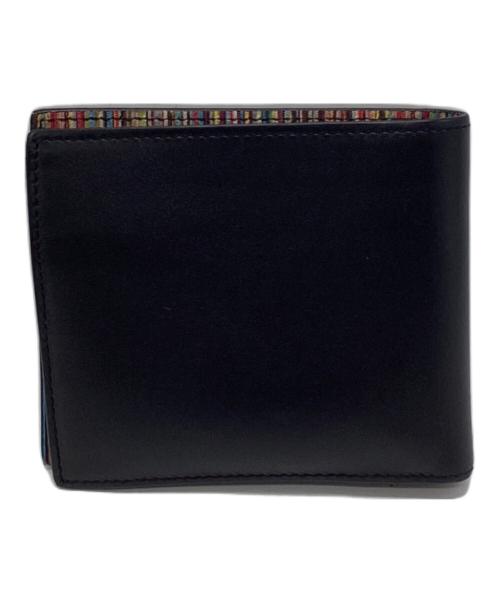 PAUL SMITH（ポールスミス）Paul Smith (ポールスミス) 2つ折り財布 ブラックの古着・服飾アイテム