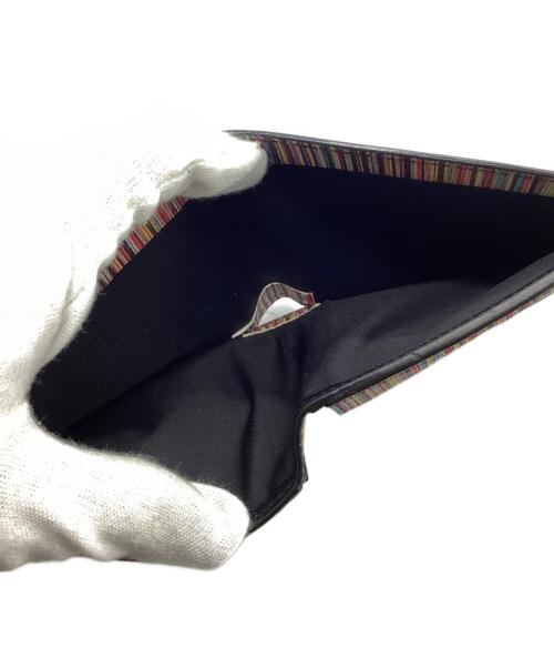 PAUL SMITH（ポールスミス）Paul Smith (ポールスミス) 2つ折り財布 ブラックの古着・服飾アイテム
