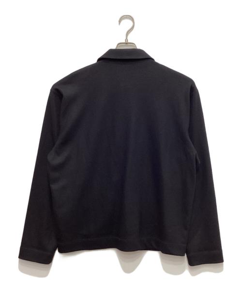 STEVEN ALAN（スティーブンアラン）STEVEN ALAN (スティーブンアラン) ウール カット レギュラーカラー ブルゾン ブラック サイズ:Lの古着・服飾アイテム
