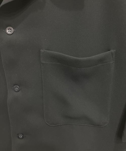N.HOOLYWOOD（エヌ ハリウッド）N.HOOLYWOOD (エヌ ハリウッド) Compile Line HALF SLEEVE BIG SHIRT ブラック サイズ:38の古着・服飾アイテム