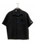 N.HOOLYWOOD（エヌ ハリウッド）の古着「Compile Line HALF SLEEVE BIG SHIRT」｜ブラック