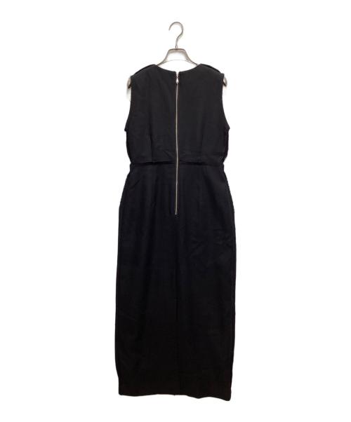 JOSE MOON（ジョゼムーン）JOSE MOON (ジョゼムーン) LAYERED SLIT PANEL DRESS ブラック サイズ:38の古着・服飾アイテム