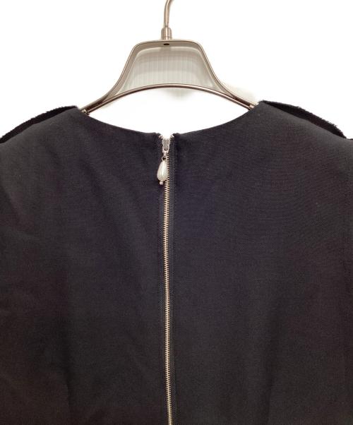 JOSE MOON（ジョゼムーン）JOSE MOON (ジョゼムーン) LAYERED SLIT PANEL DRESS ブラック サイズ:38の古着・服飾アイテム