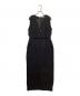 JOSE MOON（ジョゼムーン）の古着「LAYERED SLIT PANEL DRESS」｜ブラック