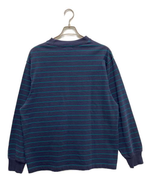 L.L.Bean（エルエルビーン）L.L.Bean (エルエルビーン) Union Long-Sleeve Striped Tee（ユニオンロングスリーブストライプドティー） ネイビー サイズ:Mの古着・服飾アイテム