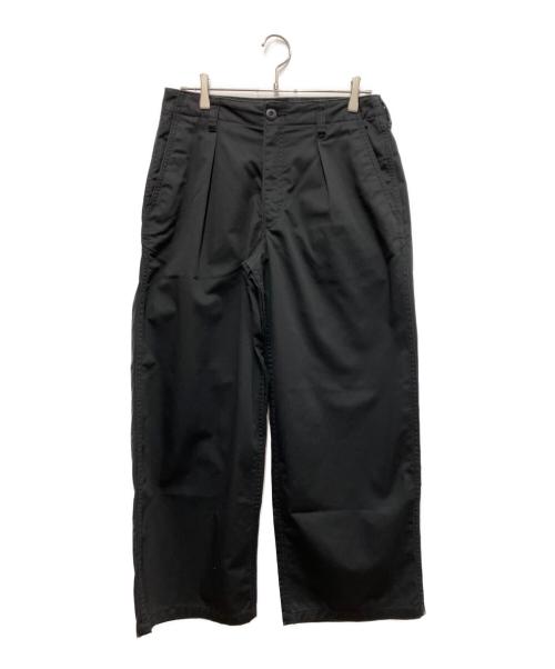 JOURNAL STANDARD relume（ジャーナルスタンダード レリューム）JOURNAL STANDARD relume (ジャーナルスタンダード レリューム) ワイドカットチノパン ブラック サイズ:Mの古着・服飾アイテム