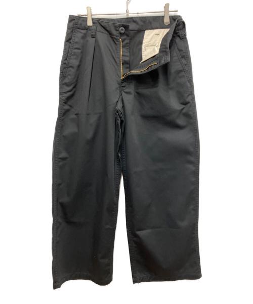 JOURNAL STANDARD relume（ジャーナルスタンダード レリューム）JOURNAL STANDARD relume (ジャーナルスタンダード レリューム) ワイドカットチノパン ブラック サイズ:Mの古着・服飾アイテム