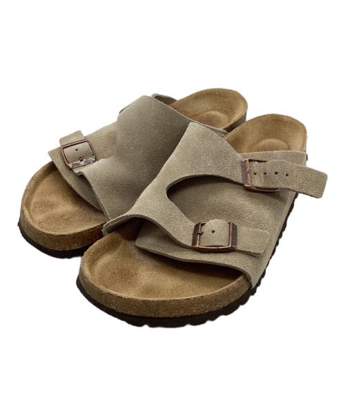 BIRKENSTOCK（ビルケンシュトック）BIRKENSTOCK (ビルケンシュトック) Zurich（チューリッヒ） ベージュ サイズ:39の古着・服飾アイテム