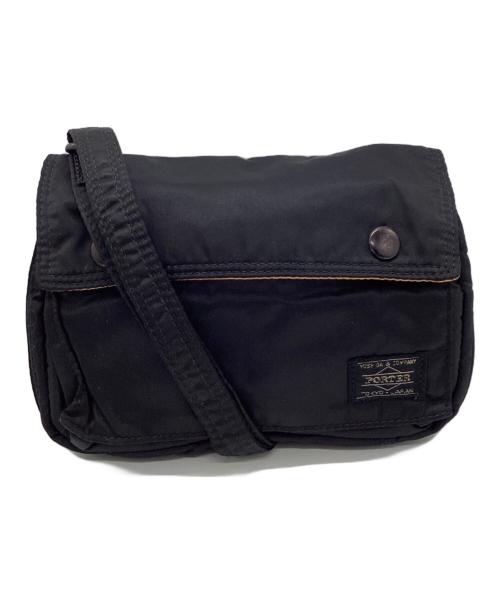 PORTER（ポーター）PORTER (ポーター) TANKERショルダーバッグ ブラックの古着・服飾アイテム