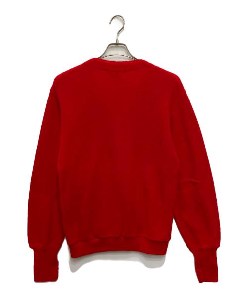 IZOD LACOSTE（アイゾッド ラコステ）IZOD LACOSTE (アイゾッド ラコステ) アクリルカーディガン レッド サイズ:Sの古着・服飾アイテム