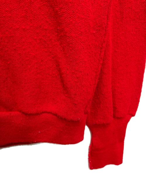 IZOD LACOSTE（アイゾッド ラコステ）IZOD LACOSTE (アイゾッド ラコステ) アクリルカーディガン レッド サイズ:Sの古着・服飾アイテム