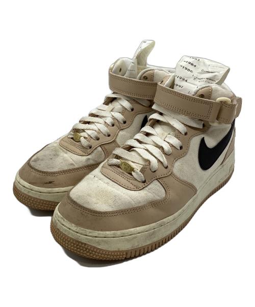 NIKE（ナイキ）NIKE (ナイキ) AIR FORCE 1 MID 07 LX（エアフォース 1 ミッド 07 LX） ベージュ サイズ:25の古着・服飾アイテム
