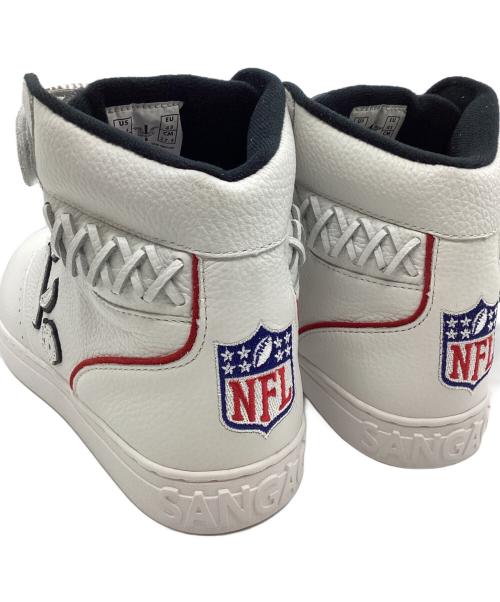 Sangacio（サンガッチョ）SANGACIO (サンガッチョ) NFL (ナショナル・フットボール・リーグ) にゅ～ずCONCORDE(にゅ～ずコンコルド) ホワイト サイズ:27.5 未使用品の古着・服飾アイテム