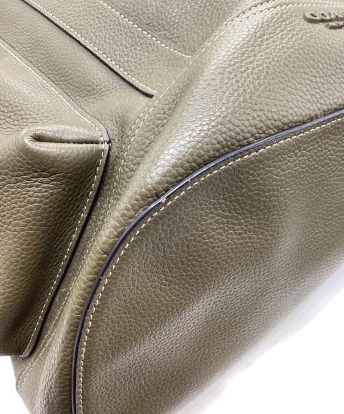 COACH（コーチ）COACH (コーチ) ハドソン レザーリュック オリーブの古着・服飾アイテム