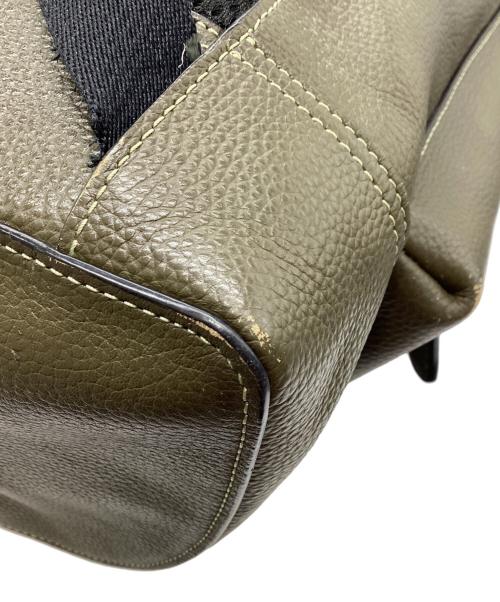 COACH（コーチ）COACH (コーチ) ハドソン レザーリュック オリーブの古着・服飾アイテム