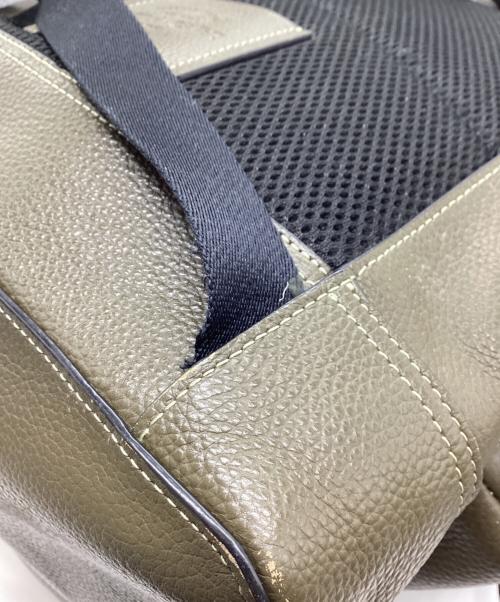 COACH（コーチ）COACH (コーチ) ハドソン レザーリュック オリーブの古着・服飾アイテム