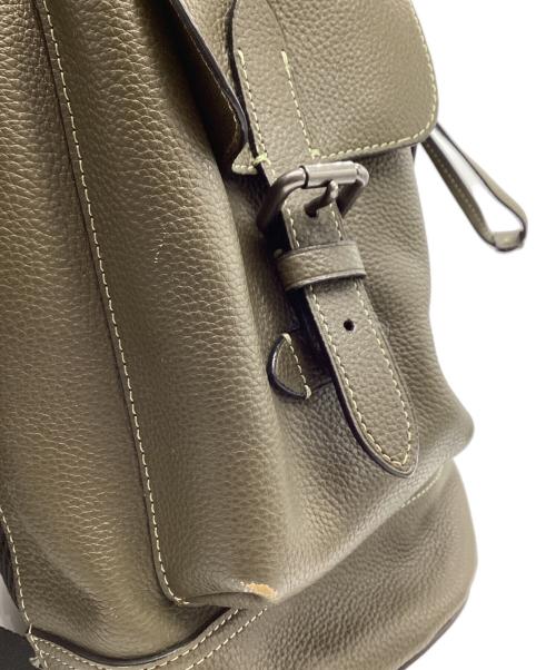 COACH（コーチ）COACH (コーチ) ハドソン レザーリュック オリーブの古着・服飾アイテム
