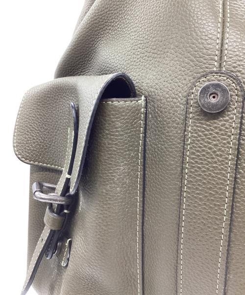 COACH（コーチ）COACH (コーチ) ハドソン レザーリュック オリーブの古着・服飾アイテム