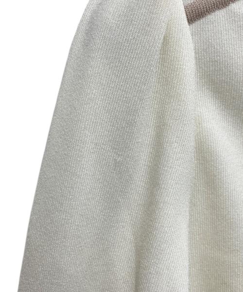 Rene（ルネ）Rene (ルネ) ダブルジップカーディガン ホワイト サイズ:36の古着・服飾アイテム