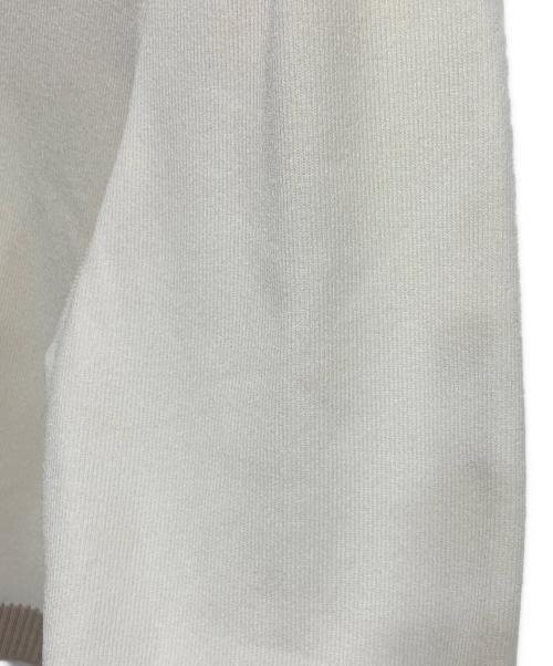 Rene（ルネ）Rene (ルネ) ダブルジップカーディガン ホワイト サイズ:36の古着・服飾アイテム