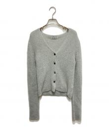 BARNEYS NEWYORK（バーニーズ・ニューヨーク）の古着「シャギーモヘヤカーディガン」｜グレー