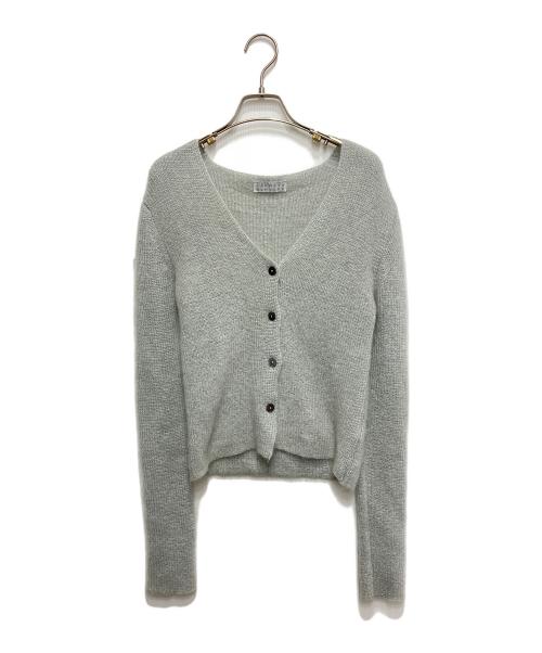BARNEYS NEWYORK（バーニーズ・ニューヨーク）BARNEYS NEWYORK (バーニーズ・ニューヨーク) シャギーモヘヤカーディガン グレー サイズ:Sの古着・服飾アイテム