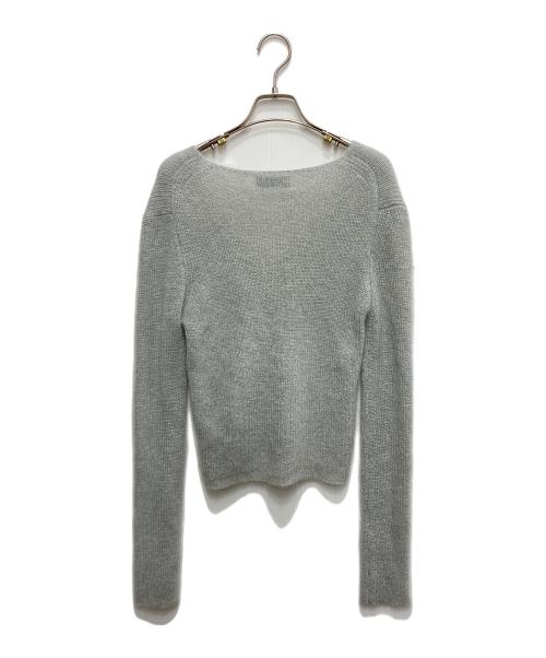 BARNEYS NEWYORK（バーニーズ・ニューヨーク）BARNEYS NEWYORK (バーニーズ・ニューヨーク) シャギーモヘヤカーディガン グレー サイズ:Sの古着・服飾アイテム