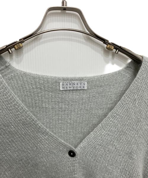 BARNEYS NEWYORK（バーニーズ・ニューヨーク）BARNEYS NEWYORK (バーニーズ・ニューヨーク) シャギーモヘヤカーディガン グレー サイズ:Sの古着・服飾アイテム