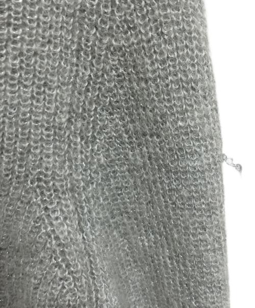 BARNEYS NEWYORK（バーニーズ・ニューヨーク）BARNEYS NEWYORK (バーニーズ・ニューヨーク) シャギーモヘヤカーディガン グレー サイズ:Sの古着・服飾アイテム