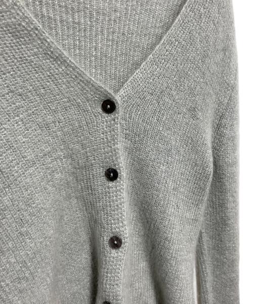 BARNEYS NEWYORK（バーニーズ・ニューヨーク）BARNEYS NEWYORK (バーニーズ・ニューヨーク) シャギーモヘヤカーディガン グレー サイズ:Sの古着・服飾アイテム