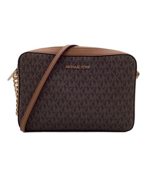MICHAEL KORS（マイケル・コース）MICHAEL KORS (マイケル・コース) ショルダーバッグ ブラウンの古着・服飾アイテム