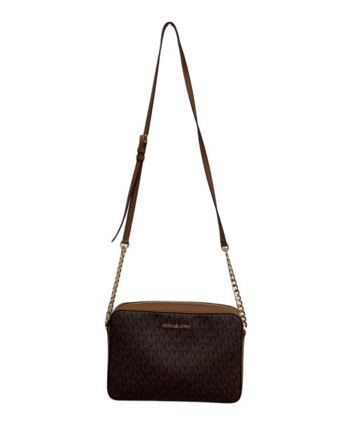 MICHAEL KORS（マイケル・コース）MICHAEL KORS (マイケル・コース) ショルダーバッグ ブラウンの古着・服飾アイテム