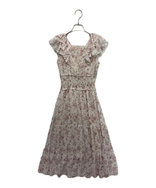 Snidel（スナイデル）Snidel (スナイデル) プリーツフリルワンピース ピンク サイズ:00の古着・服飾アイテム