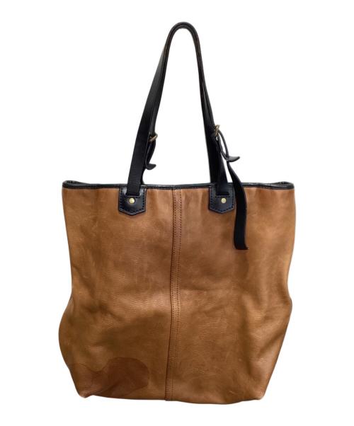 COACH（コーチ）COACH (コーチ) レザートートバッグ ブラウンの古着・服飾アイテム