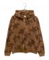 BAPE BY A BATHING APE（ベイプバイアベイシングエイプ）の古着「スターフルジップパーカー」｜ブラウン