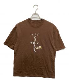 Cactus Jack by Travis Scott（カクタスジャック バイ トラヴィス スコット）の古着「UTOPIA T-Shirt」｜ブラウン