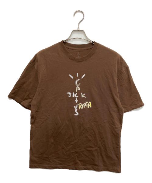 Cactus Jack by Travis Scott（カクタスジャック バイ トラヴィス スコット）Cactus Jack by Travis Scott (カクタスジャック バイ トラヴィス スコット) UTOPIA T-Shirt ブラウン サイズ:Lの古着・服飾アイテム