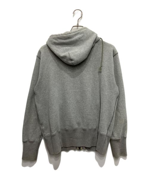 LOOPWHEELER（ループウィラー）LOOPWHEELER (ループウィラー) BEAMS PLUS (ビームスプラス) 別注ジップパーカー グレー サイズ:Lの古着・服飾アイテム