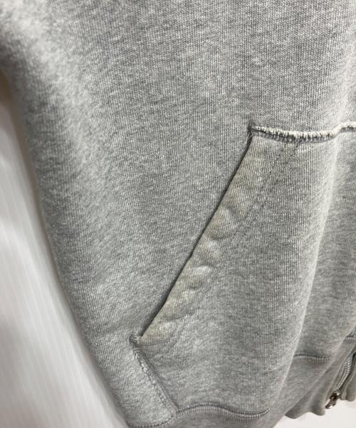 LOOPWHEELER（ループウィラー）LOOPWHEELER (ループウィラー) BEAMS PLUS (ビームスプラス) 別注ジップパーカー グレー サイズ:Lの古着・服飾アイテム