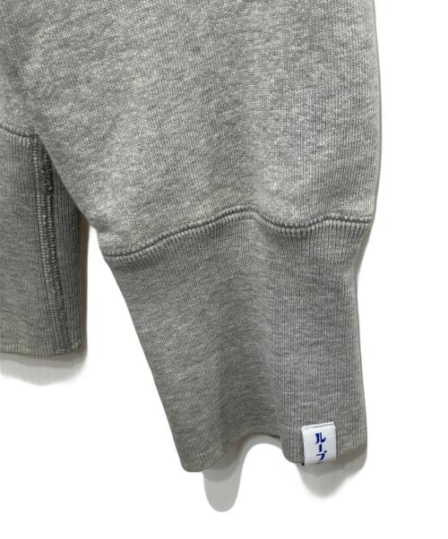 LOOPWHEELER（ループウィラー）LOOPWHEELER (ループウィラー) BEAMS PLUS (ビームスプラス) 別注ジップパーカー グレー サイズ:Lの古着・服飾アイテム