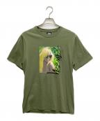 stussyステューシー）の古着「LAULA TEE（ラウラ ティー）」｜カーキ