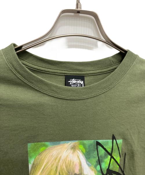 stussy（ステューシー）stussy (ステューシー) LAULA TEE（ラウラ ティー） カーキ サイズ:Sの古着・服飾アイテム