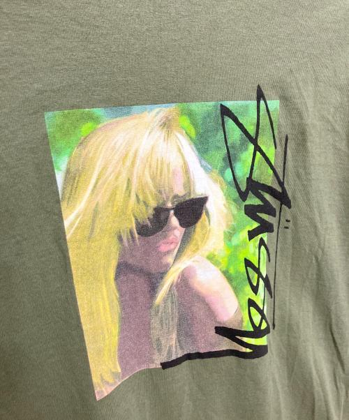 stussy（ステューシー）stussy (ステューシー) LAULA TEE（ラウラ ティー） カーキ サイズ:Sの古着・服飾アイテム