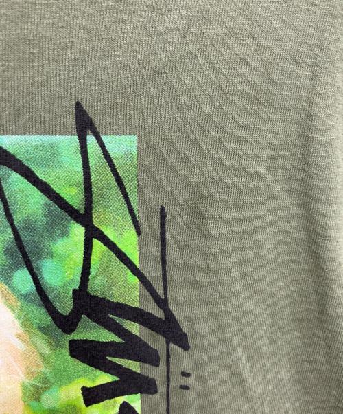 stussy（ステューシー）stussy (ステューシー) LAULA TEE（ラウラ ティー） カーキ サイズ:Sの古着・服飾アイテム