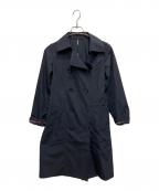 BLUE LABEL CRESTBRIDGEブルーレーベルクレストブリッジ）の古着「トレンチコート」｜ネイビー